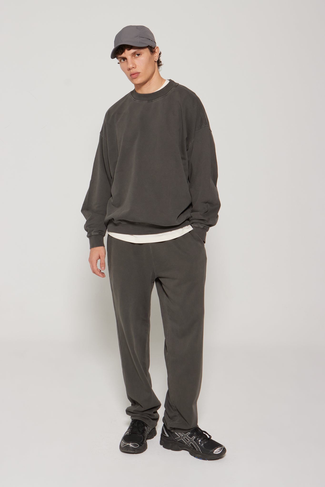 SWEATSHIRT WASHED GREY