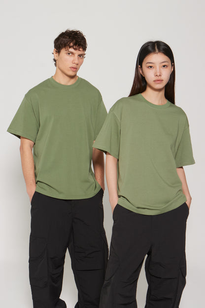RELAXED FIT MILITARY GREEN